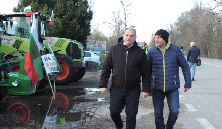 БСП – Видин се включи в протеста на зърнопроизводителите в града